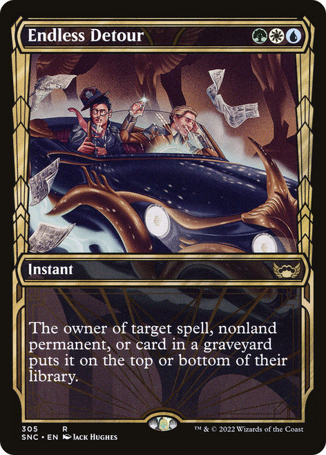 Endless Detour (SNC-305) - Streets of New Capenna: (Showcase) Foil