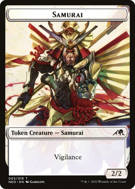 Samurai (NEO-003) - Kamigawa: Neon Dynasty Tokens