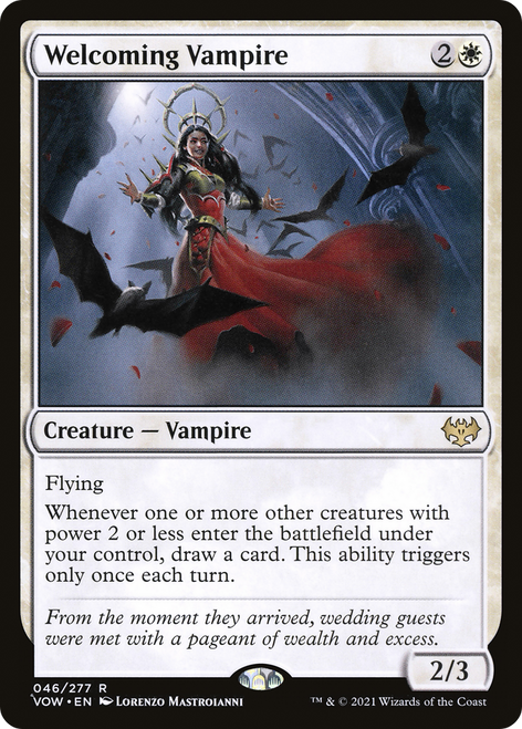 Welcoming Vampire (VOW-046) - Innistrad: Crimson Vow