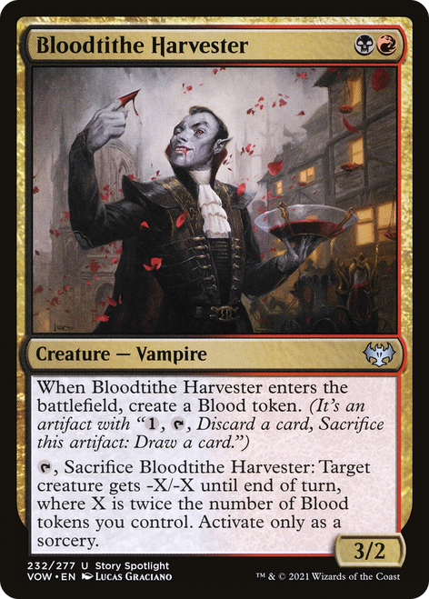 Bloodtithe Harvester (VOW-232) - Innistrad: Crimson Vow Foil