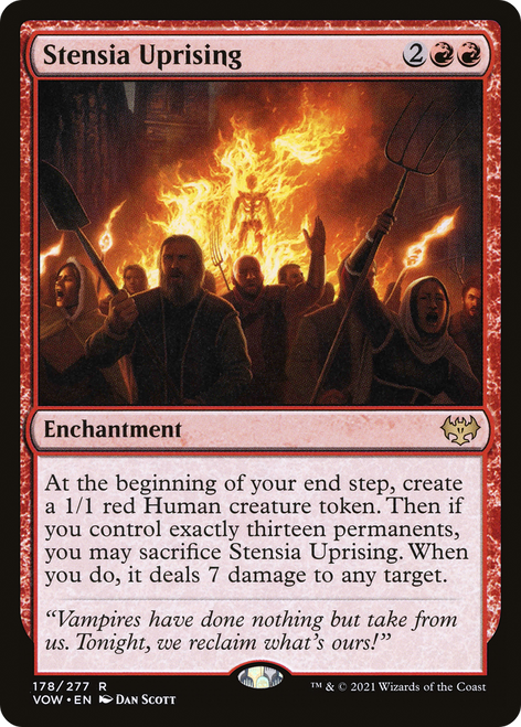 Stensia Uprising (VOW-178) - Innistrad: Crimson Vow
