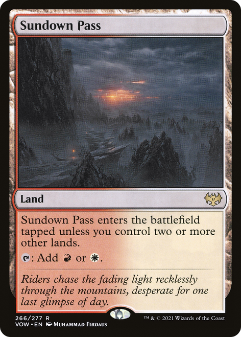 Sundown Pass (VOW-266) - Innistrad: Crimson Vow