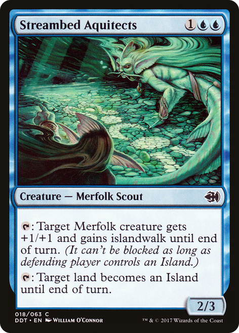 Streambed Aquitects (DDT-018) - Duel Decks: Merfolk vs. Goblins
