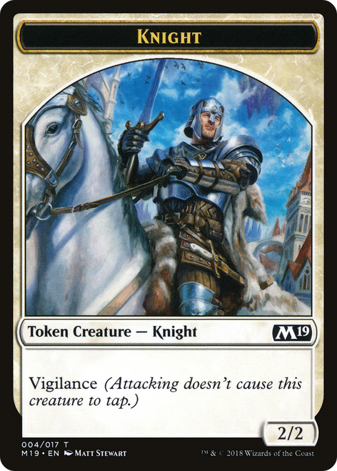 Knight (M19-004) - Core Set 2019 Tokens