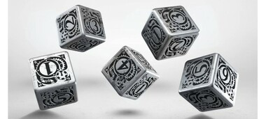 Steampunk Metal Dice Set D6 (5)