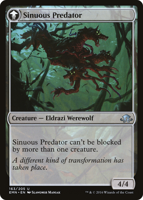 Kessig Prowler // Sinuous Predator (EMN-163) - Eldritch Moon ...