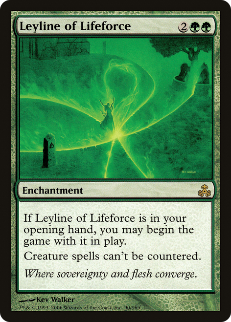 Leyline of Lifeforce (GPT-090) - Guildpact Foil