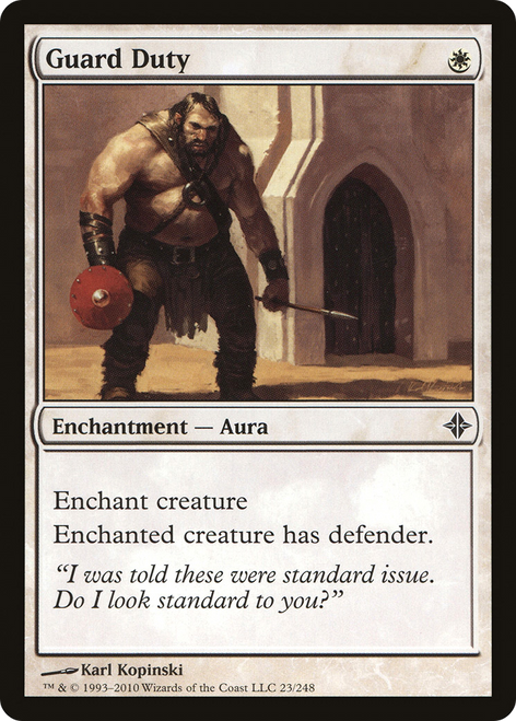 Guard Duty (ROE-023) - Rise of the Eldrazi Foil