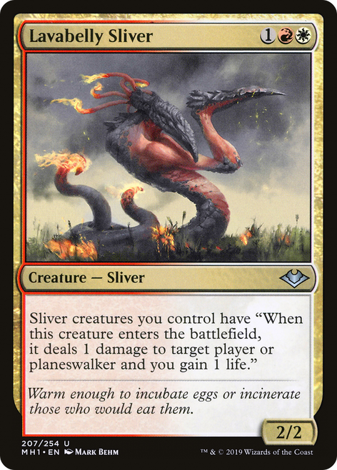 Lavabelly Sliver (MH1-207) - Modern Horizons Foil