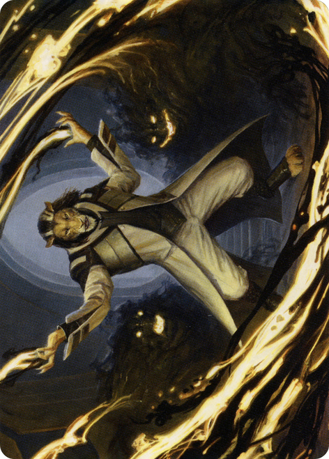 Leonin Lightscribe // Leonin Lightscribe (ASTX-003) - Strixhaven Art Series (Borderless)