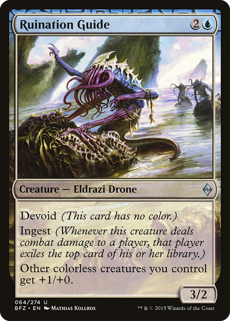 Ruination Guide (BFZ-064) - Battle for Zendikar: (devoid) Foil