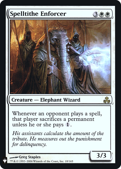 Spelltithe Enforcer (LIST-GPT-18) - The List Foil