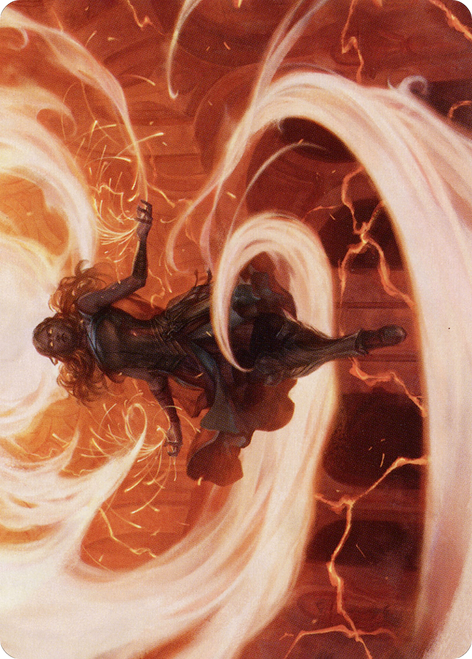 Crackle with Power // Crackle with Power (ASTX-012) - Strixhaven Art Series (Borderless) Foil