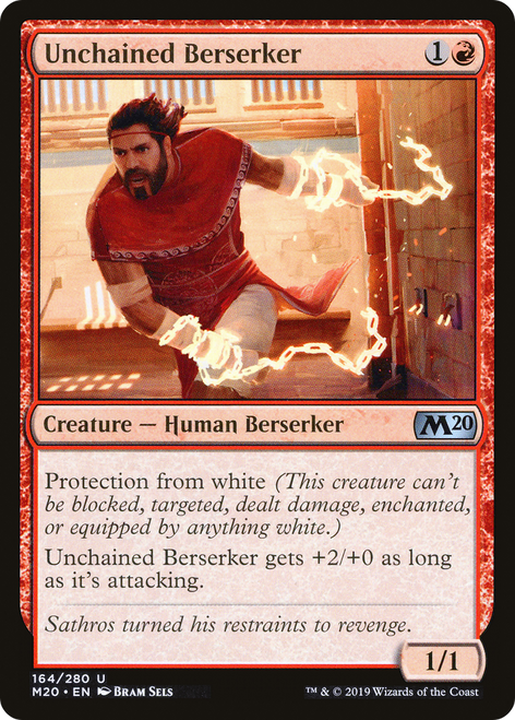 Unchained Berserker (M20-164) - Core Set 2020