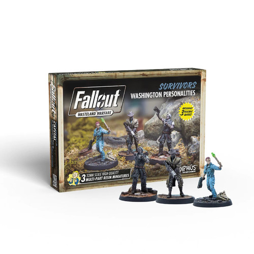 Fallout Wasteland Warfare: Survivors - Washington Personalities