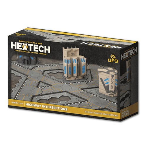 Battlefield in a Box: Hextech Terrain - Trinity City - Highway Intersections (Wave 2)