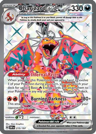 Charizard ex 215 - SV03 Obsidian Flames Holofoil