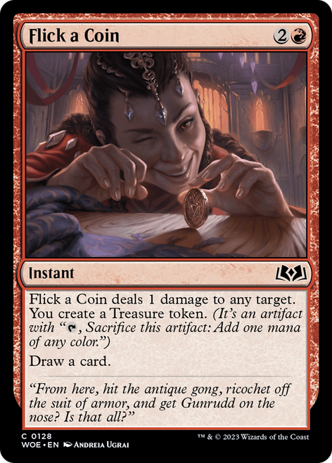 Flick a Coin (WOE-128) - Wilds of Eldraine