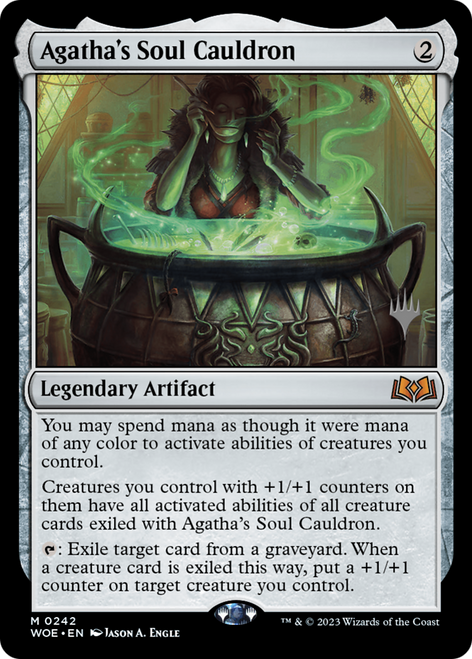 Agatha's Soul Cauldron (PPWOE-242P) - Wilds of Eldraine Promos