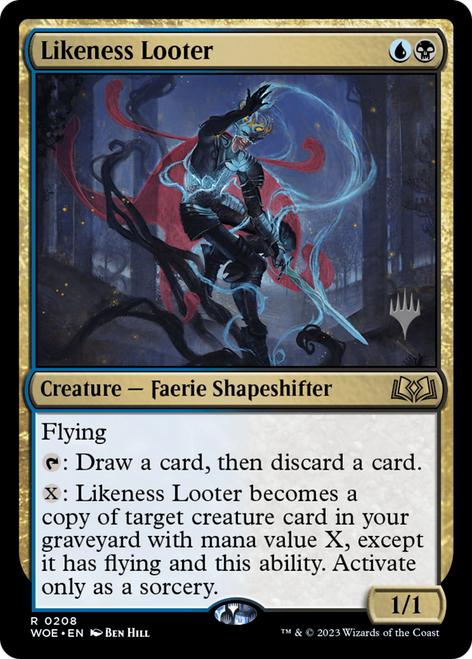 Likeness Looter (PPWOE-208P) - Wilds of Eldraine Promos