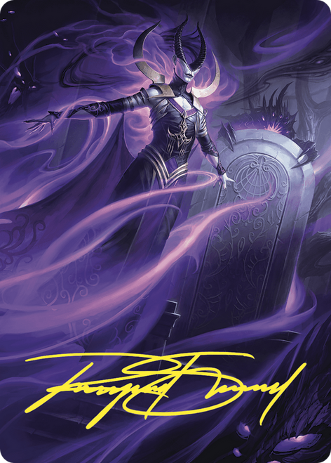 Ashiok, Wicked Manipulator // Ashiok, Wicked Manipulator (AWOE-010) - Wilds of Eldraine Art Series (Borderless) Foil