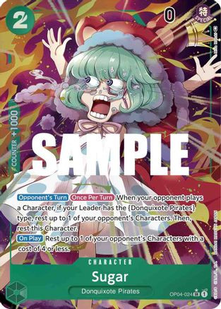Sugar (Alternate Art) (OP04-024) Kingdoms of Intrigue Foil