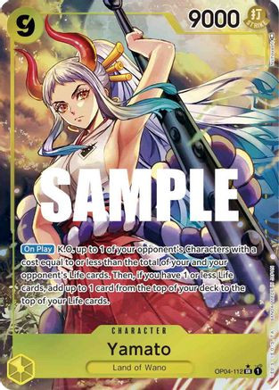 Yamato (Alternate Art) (OP04-112) Kingdoms of Intrigue Foil