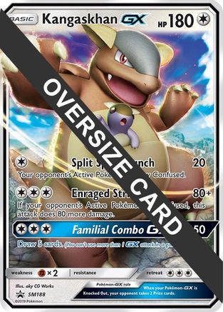 Kangaskhan GX - SM188 (SM Black Star Promo) SM188 - Jumbo Cards Holofoil(MP)