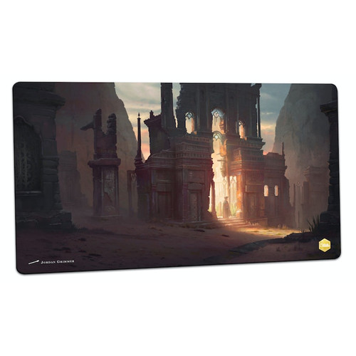 Gate Ruler Playmat 5 Color Combo Playmat: Broken Gate (Jordan Grimmer) - Game Nerdz