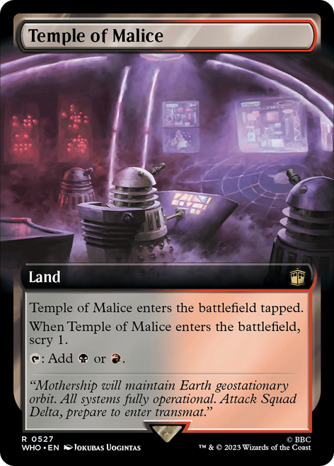 Temple of Malice (WHO-527) - Doctor Who: (Extended Art) Foil