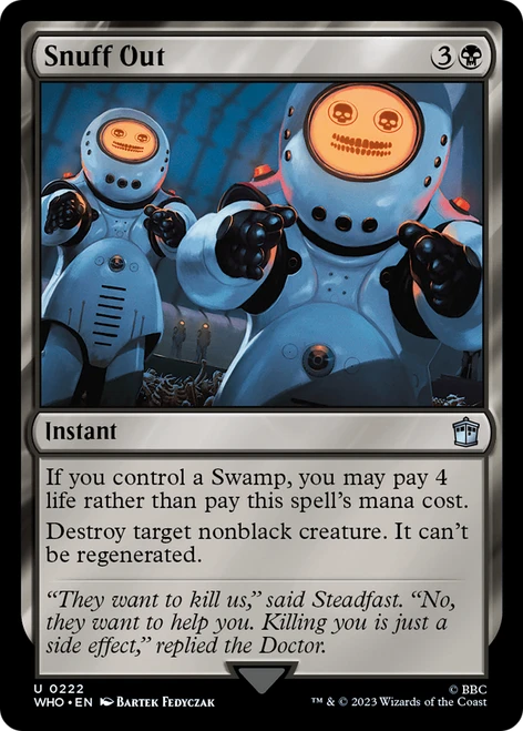 Snuff Out (WHO-222) - Doctor Who Foil