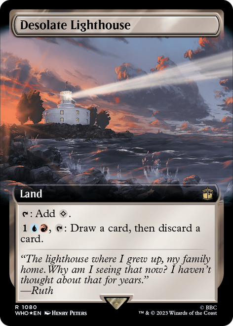 Desolate Lighthouse (WHO-1080) - Doctor Who: (Extended Art) Foil