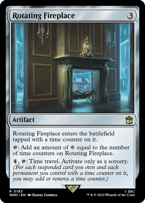 Rotating Fireplace (WHO-183) - Doctor Who Foil