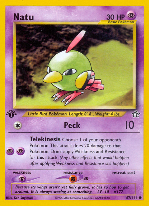 Natu 67/111 - Neo Genesis 1st Edition(LP)