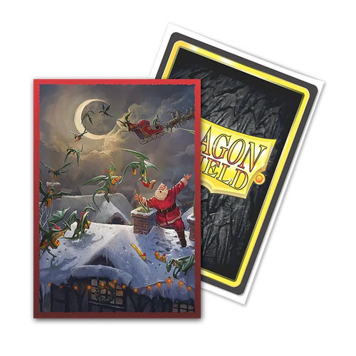 Dragon Shield: Christmas 2023 - Brushed, Art Japanese Size Card Sleeves (60ct)