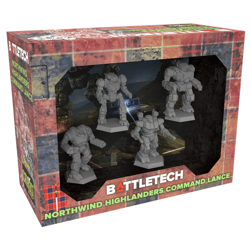 BattleTech: Northwind Highlanders Command Lance - Miniature Force Pack