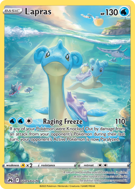 Lapras GG05/70 - Crown Zenith Galarian Gallery Holofoil(LP)