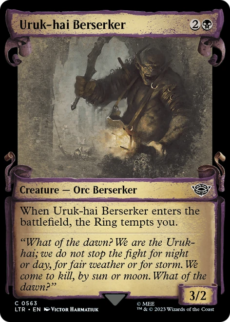 Uruk-hai Berserker (LTR-563) - The Lord of the Rings: Tales of Middle-earth: (Showcase)