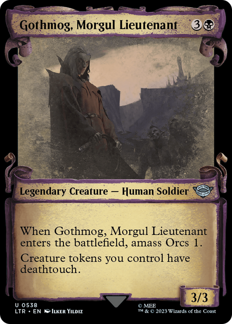 Gothmog, Morgul Lieutenant (LTR-538) - The Lord of the Rings: Tales of Middle-earth: (Showcase)