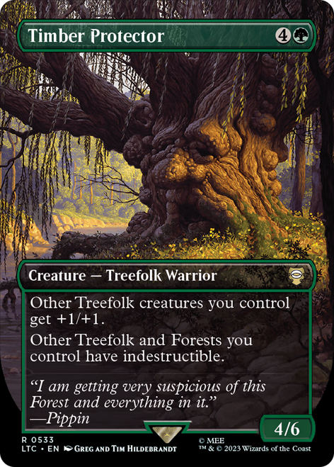 Timber Protector (LTC-533) - Tales of Middle-earth Commander (Borderless) Foil