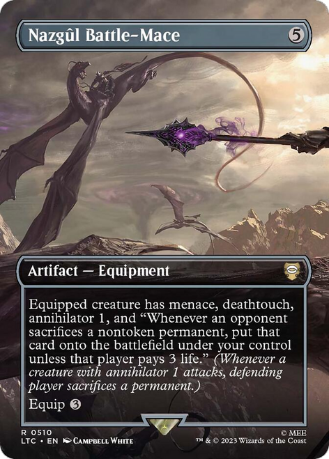Nazgûl Battle-Mace (LTC-510) - Tales of Middle-earth Commander (Borderless)