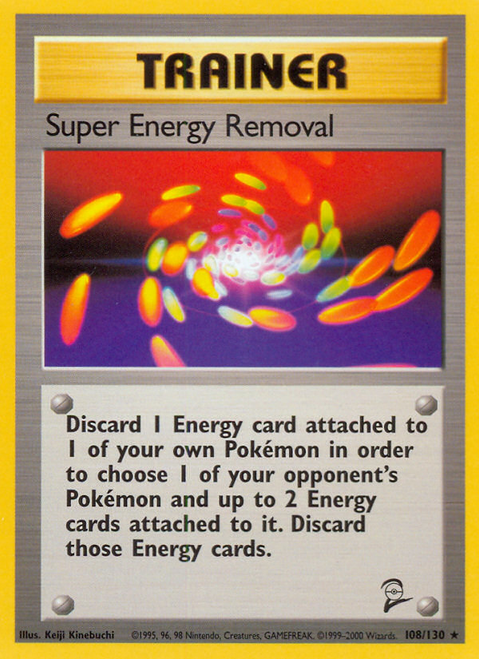Super Energy Removal 108/130 - Base Set 2 (LP)