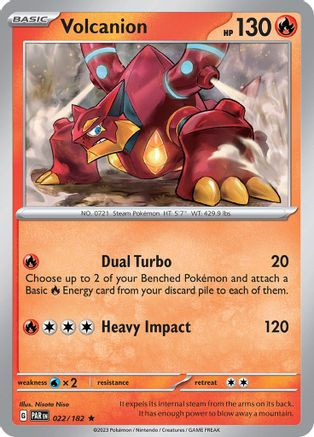 Volcanion 22 - SV04 Paradox Rift Holofoil