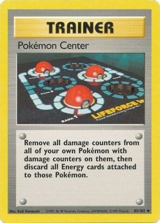 Pokémon Center 85/102 - Base(LP)