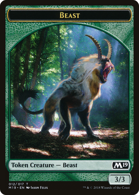 Beast (M19-012) - Core Set 2019 Tokens
