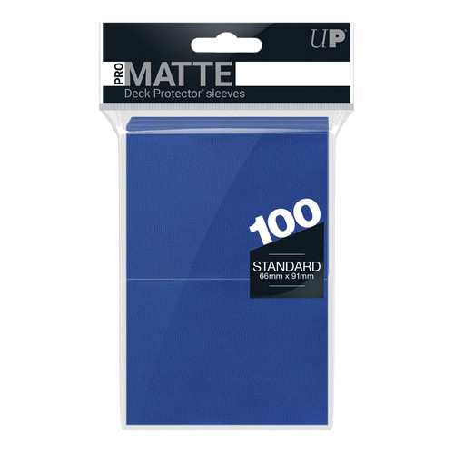 Ultra Pro Sleeves: Blue - Standard Deck Protectors PRO-Matte (100ct)