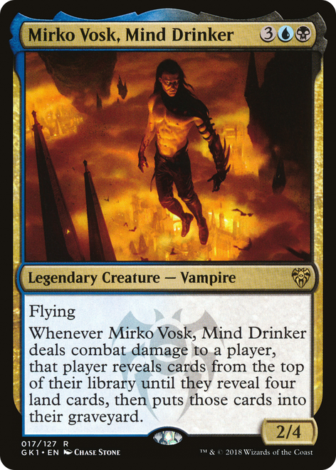 Mirko Vosk, Mind Drinker (GR1-017) - GRN Guild Kit