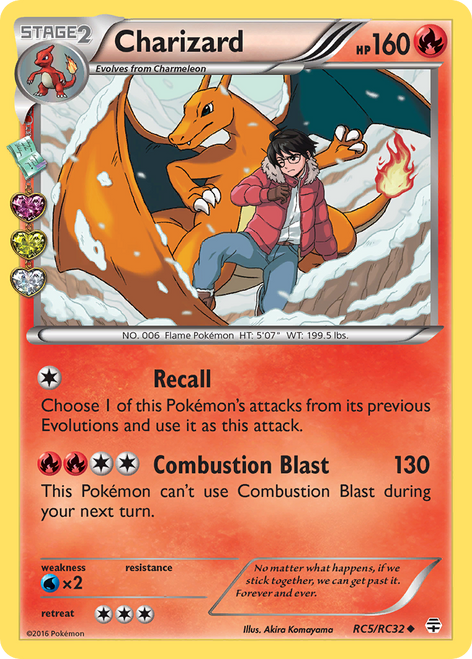Charizard RC5/83 - Generations Holofoil(LP)