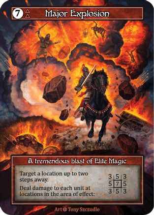 Major Explosion (Foil)  - Alpha Foil