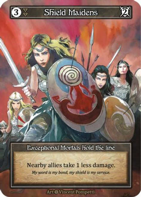 Shield Maidens (Foil)  - Alpha Foil